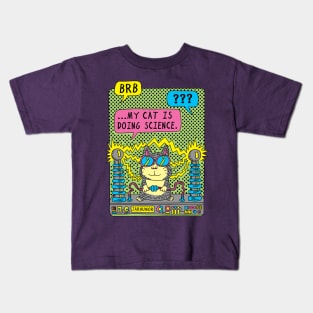 Cat Science Kids T-Shirt